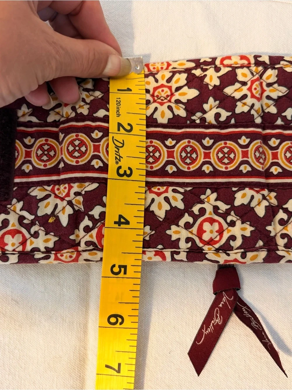 Vera Bradley compact quilted